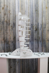 Cupcake Stand, Cupcake Wall, Ferrero Rocher Stand, White 10mm 61x62cm Waterproof Plastic. Holds 18 Cupcakes. Freestanding