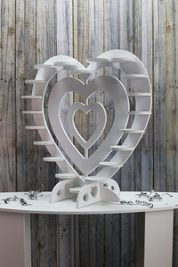 Cupcake Stand, Cupcake Wall, Ferrero Rocher Stand, White 10mm 61x62cm Waterproof Plastic. Holds 18 Cupcakes. Freestanding