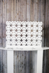 Cupcake Wall Cup Cake Wall Cupcake Stand Made from white waterproof plastic. Various Sizes Freestanding