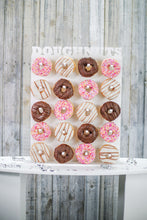 Load image into Gallery viewer, Doughnut Wall Donut Wall White. Holds 20-40 Donuts. 42-60cm. Various Sizes Available