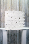 Donut Wall, Doughnut Wall  White Plastic Freestanding