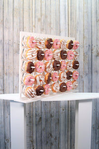 Donut Wall, Doughnut Wall White Plastic Freestanding