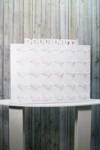 Doughnut Wall Donut Wall White. Holds 35-70 Donuts. 71x53cm Holds 35-70 Donuts