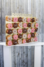 Load image into Gallery viewer, Donut Wall, Doughnut Wall, Candy Cart 73cm x 55cm Brushed Gold Aluminium Various Sizes Available Freestanding