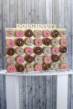 Load image into Gallery viewer, Donut Wall, Doughnut Wall, Candy Cart 73cm x 55cm Brushed Gold Aluminium Various Sizes Available Freestanding