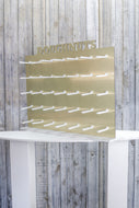 Donut Wall, Doughnut Wall, Candy Cart 73cm x 55cm Brushed Gold Aluminium Various Sizes Available Freestanding