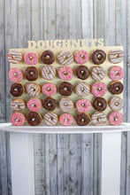Load image into Gallery viewer, Donut Wall, Doughnut Wall, Candy Cart 73cm x 55cm Brushed Gold Aluminium Various Sizes Available Freestanding