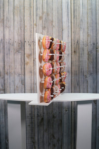 Donut Wall, Doughnut Wall White Plastic Freestanding