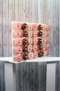 Donut Wall, Doughnut Wall White Plastic Freestanding