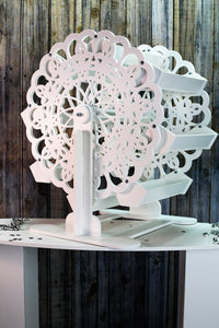 Ferris Wheel Candy Cart 10mm White Plastic, Various Size Options 30cm - 90cm Waterproof Plastic. Freestanding