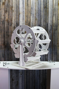 Ferris Wheel Candy Cart 10mm White Plastic, Various Size Options 30cm - 90cm Waterproof Plastic. Freestanding