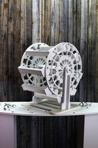 Ferris Wheel Candy Cart 10mm White Plastic, Various Size Options 30cm - 90cm Waterproof Plastic. Freestanding