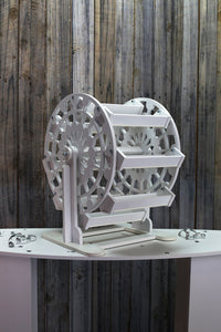 Ferris Wheel Candy Cart 10mm White Plastic, Various Size Options 30cm - 90cm Waterproof Plastic. Freestanding