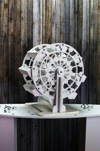 Ferris Wheel Candy Cart 10mm White Plastic, Various Size Options 30cm - 90cm Waterproof Plastic. Freestanding