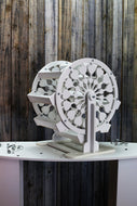 Ferris Wheel Candy Cart 10mm White Plastic, Various Size Options 30cm - 90cm Waterproof Plastic. Freestanding