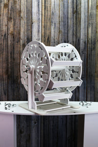 Ferris Wheel Candy Cart 10mm White Plastic, Various Size Options 30cm - 90cm Waterproof Plastic. Freestanding