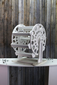 Ferris Wheel Candy Cart 10mm White Plastic, Various Size Options 30cm - 90cm Waterproof Plastic. Freestanding