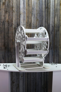 Ferris Wheel Candy Cart 10mm White Plastic, Various Size Options 30cm - 90cm Waterproof Plastic. Freestanding