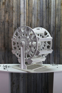 Ferris Wheel Candy Cart 10mm White Plastic, Various Size Options 30cm - 90cm Waterproof Plastic. Freestanding