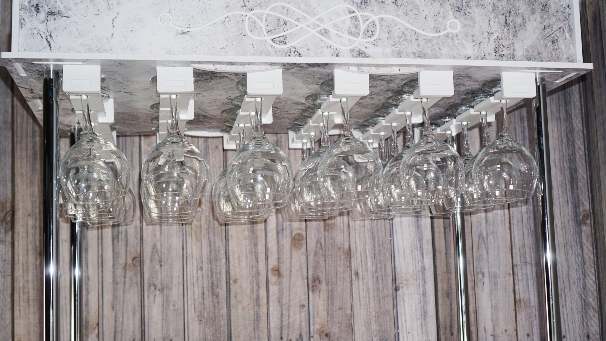 Gin glass online rack