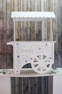 Candy Cart Sweet Cart Sweet Stand Candy Stand Made from White 10mm Waterproof Plastic Various Sizes. Fully printed