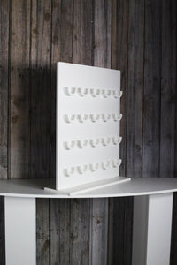 Macaron wall Macaron Display stand. Holds 20 Macarons. 42cmx49cm Holds 20 Macarons White waterproof plastic 10mm