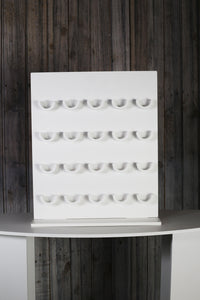 Macaron wall Macaron Display stand. Holds 20 Macarons. 42cmx49cm Holds 20 Macarons White waterproof plastic 10mm