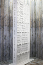 Load image into Gallery viewer, Champagne Wall, Prosecco Wall 1.9m Tall, Holds 48 Glasses. Freestanding. White Plastic. LV