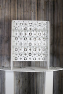 Bubbles Wall, Prosecco Wall, Champagne Wall, Freestanding. White Plastic. Holds 12 Flutes