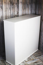 Load image into Gallery viewer, Sweet Table, Dessert Table, 3ft x 3ft x 1ft White waterproof plastic Freestanding Display Table, Sweet Cart Rectangular Other sizes available